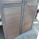 Wooden louvers 2 flaps
