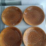 Longchamp fish pattern flat plate