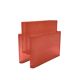 Space age pink plastic magazine rack, Giotto Stoppino, Kartell 1970s