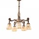 Chandelier from Poland, 1940s