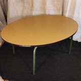 Yellow formica coffee table 1970