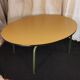 Yellow formica coffee table 1970