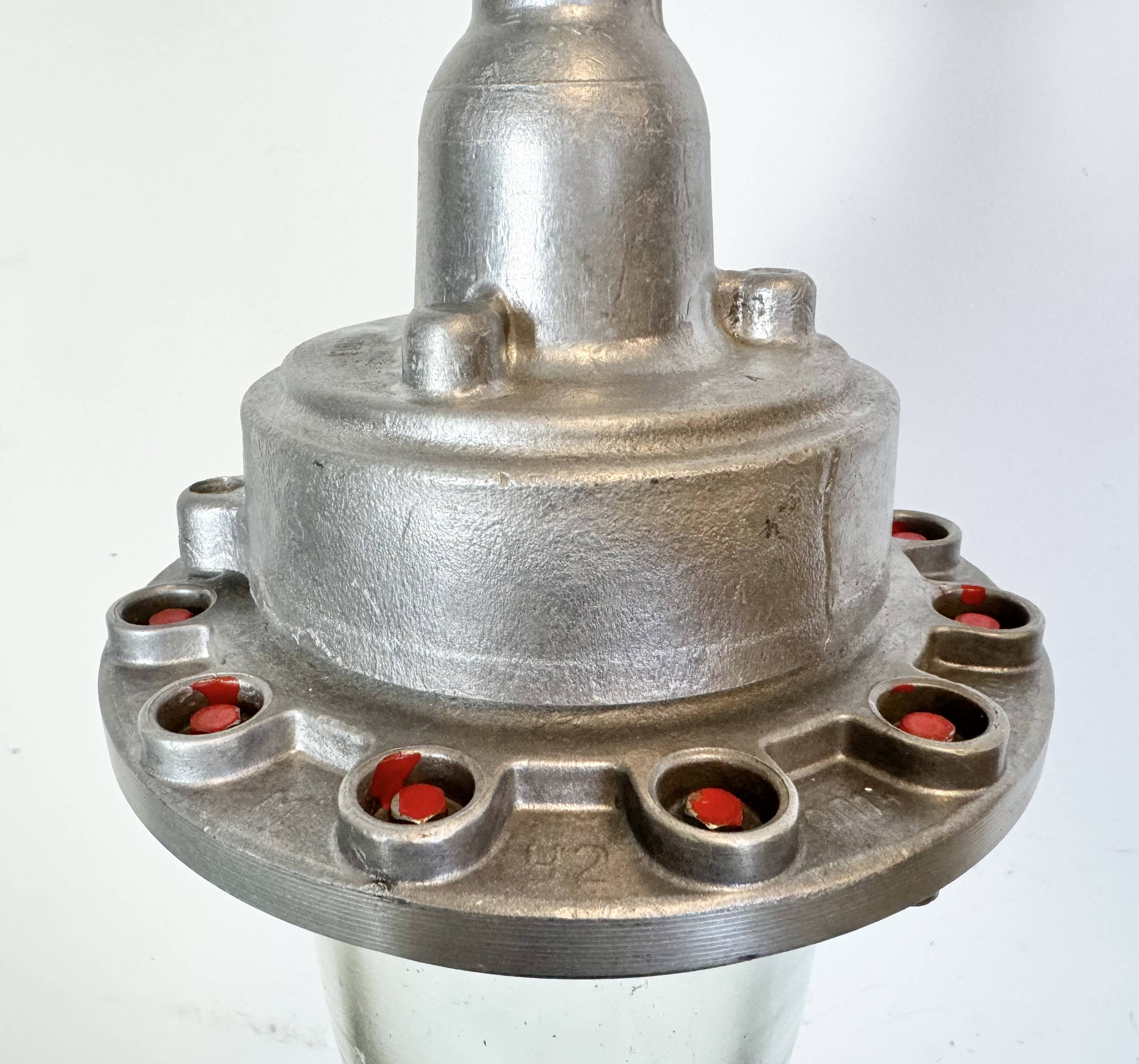 Industrial Soviet Aluminium Factory Pendant Lamp, 1960s