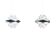 Set of two Preben Dal Symfoni pendant lamps