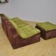 Corduroy modular sofa from DUX, 1970s