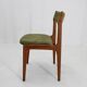 1960s Set of Six Danish Teak Dining Chairs , Restored