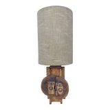 Ceramic lamp R. CAPRON & J. DERVAL Vallauris