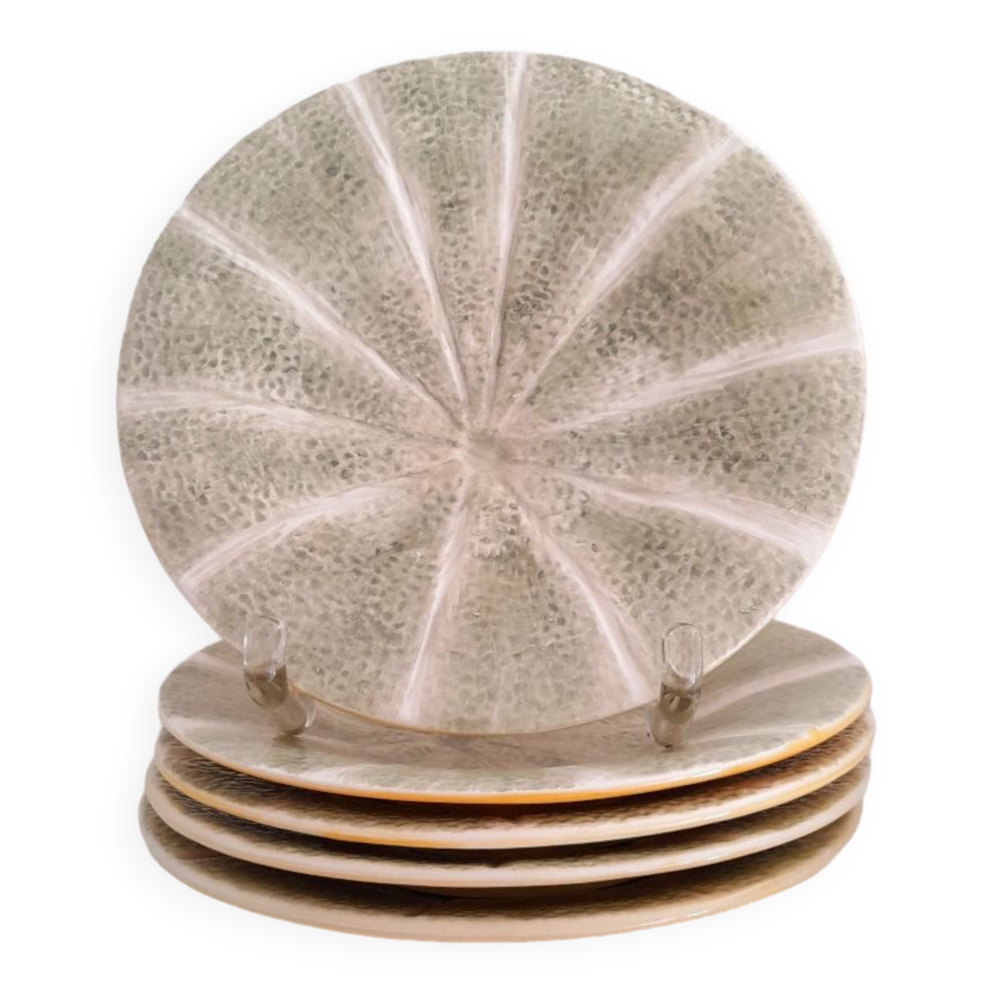 Melon plates Bordallo Pinheiro