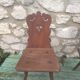 Pair of chairs brutalist stepladder