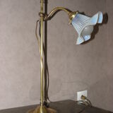 Art deco brass table lamp