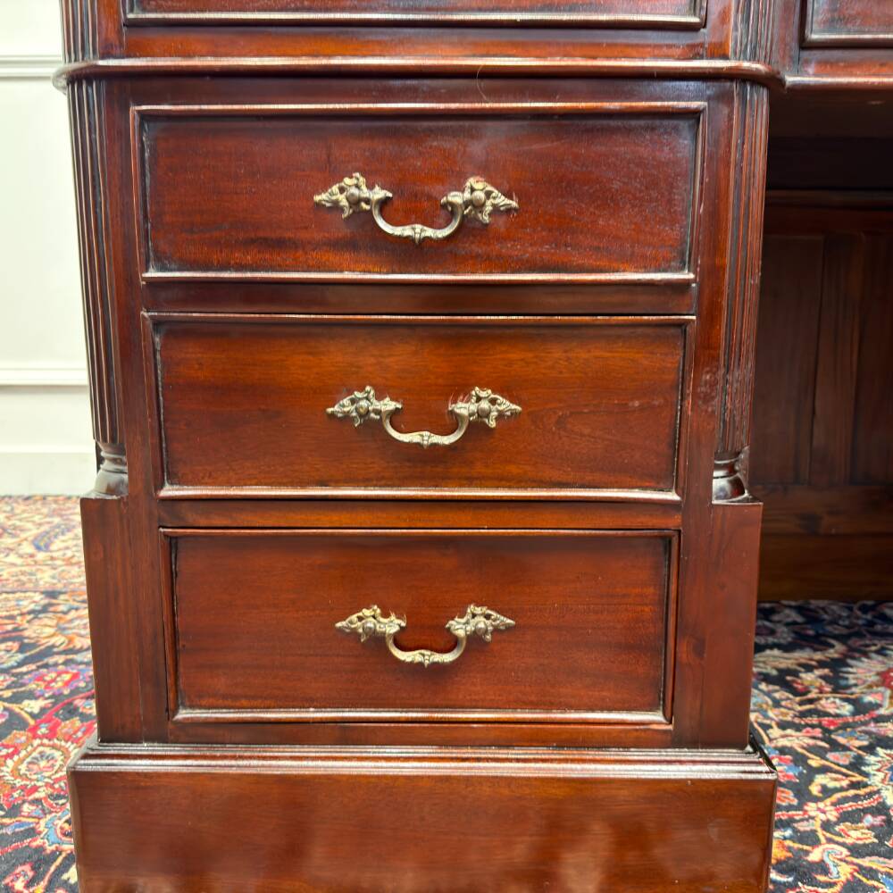 Classic English Desk with Backboard