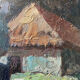 Oil painting on wood panel Basque Country Maurice Vagh Weinmann
