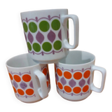 Set of 3 Bavarian cups