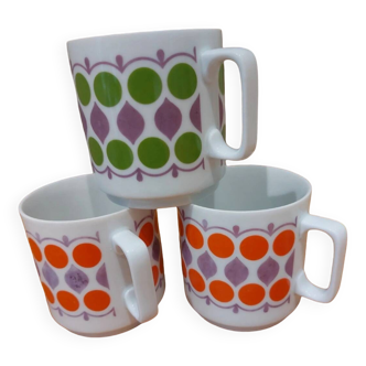 Set of 3 Bavarian cups