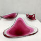 Flygsfors Coquille sculptural glass bowl object Paul Kedelv