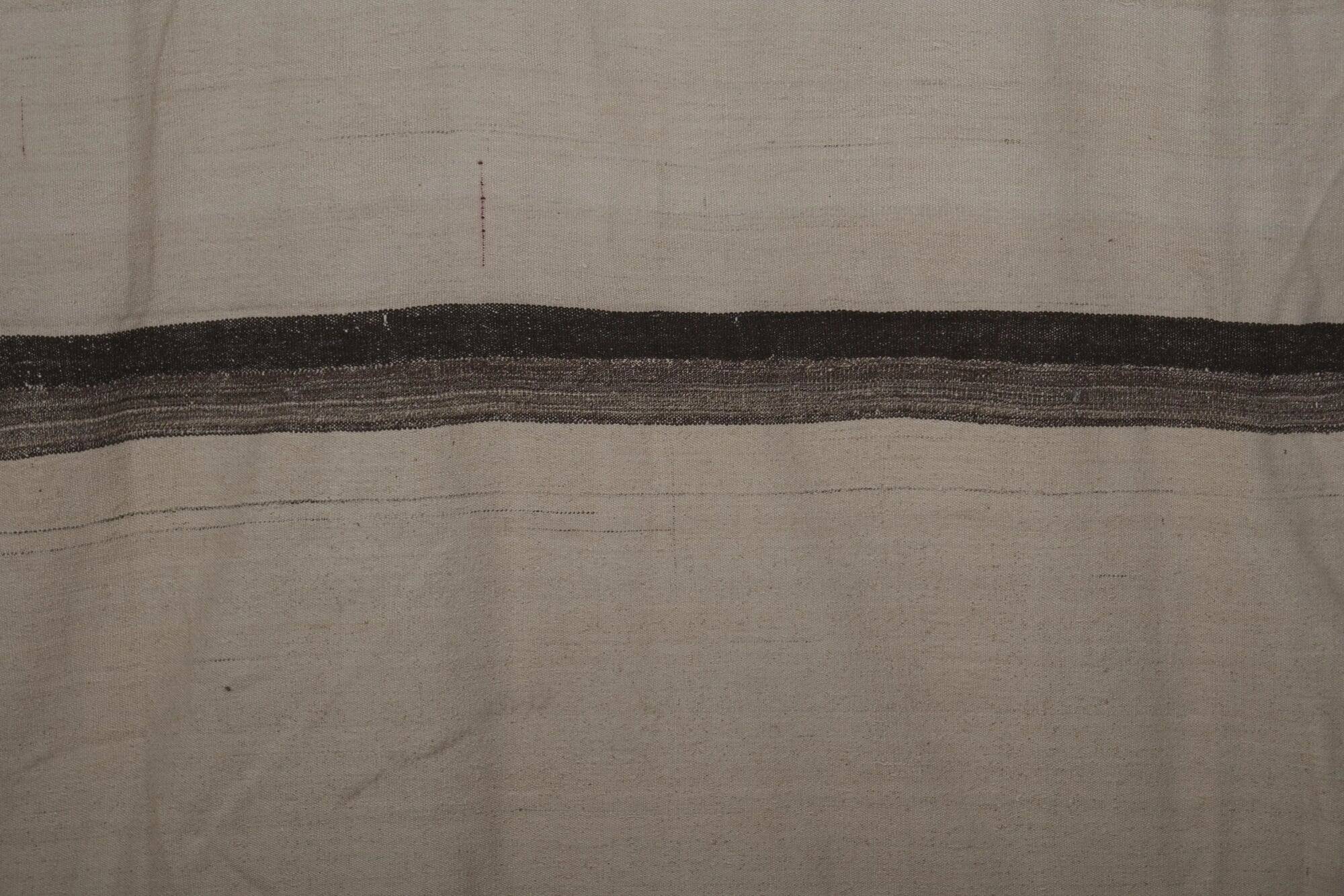 Vintage Turkish kilim, handwoven, 355x349 cm.