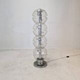 Lampadaire italien en verre space age, années 1980