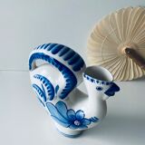 Old ceramic rooster pitcher