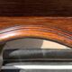Wooden mirror with shelf