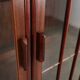 Mahogany showcase, Danish design, 1970s, production: Denmark