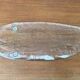Large Vintage Glass Plate in the Shape of a Swedish Fish by Pukeberg Glass
