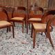 Lot de 4 chaises gondoles cannées