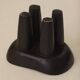 African monoxyle stool Senoufo black / vintage wenge