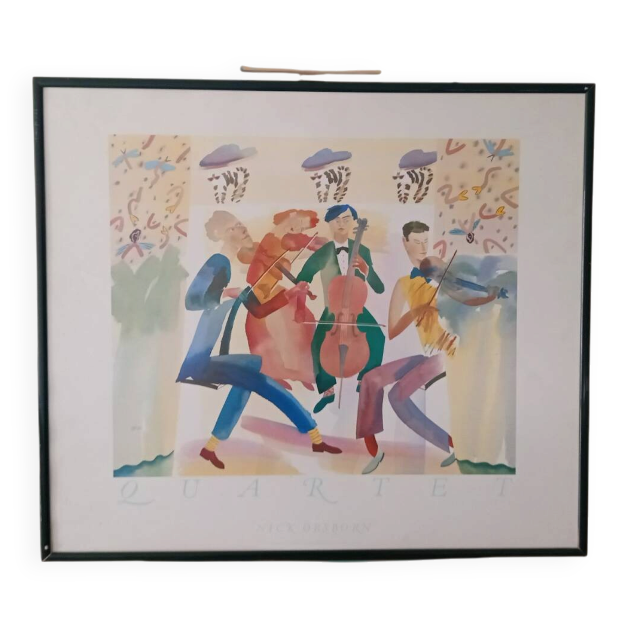 Nick Orsborn — Quartet — Vintage British Art Print, 1986