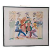 Nick Orsborn — Quartet — Vintage British Art Print, 1986