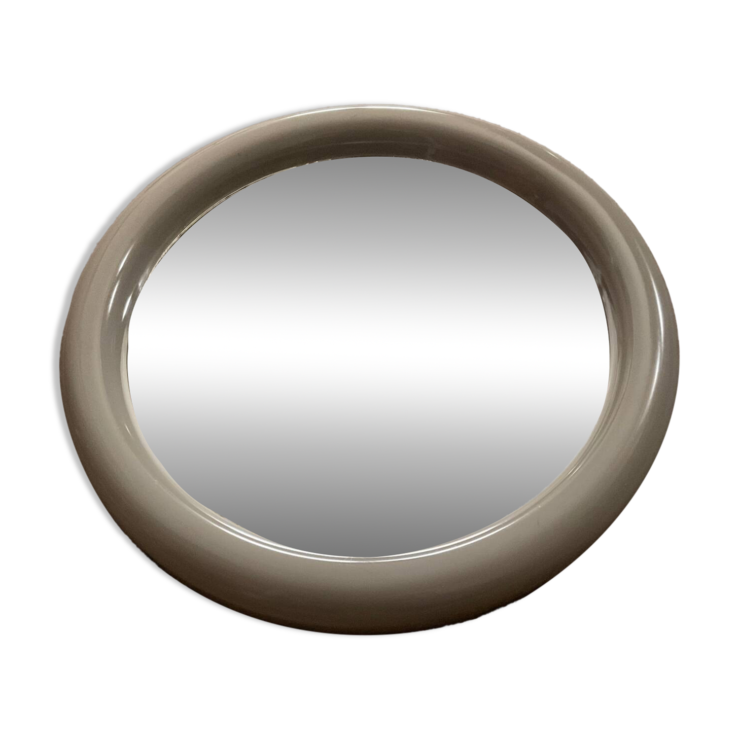 Vintage round mirror from the 70s