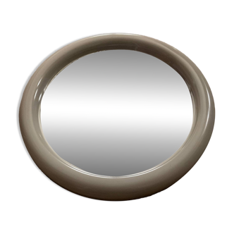 Vintage round mirror from the 70s
