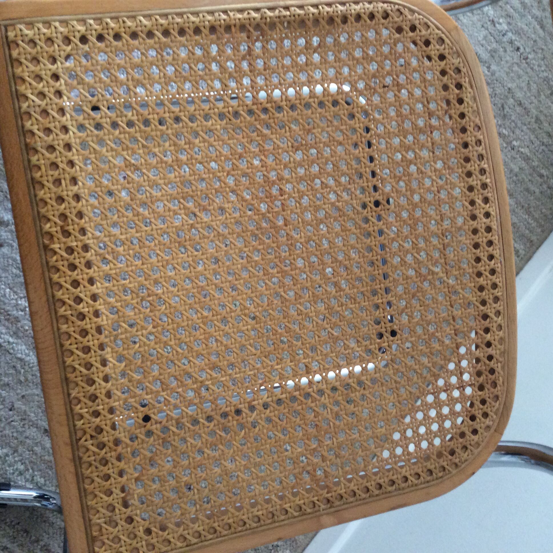 Paire de chaises Marcel Breuer Cesca B32