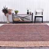 Terracota kilim rug 190x290 cm , Terracota wool Kilim Tapi.