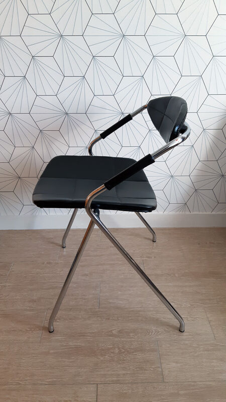 “Rugby” model armchair, Gilbert Steiner design, 1960s