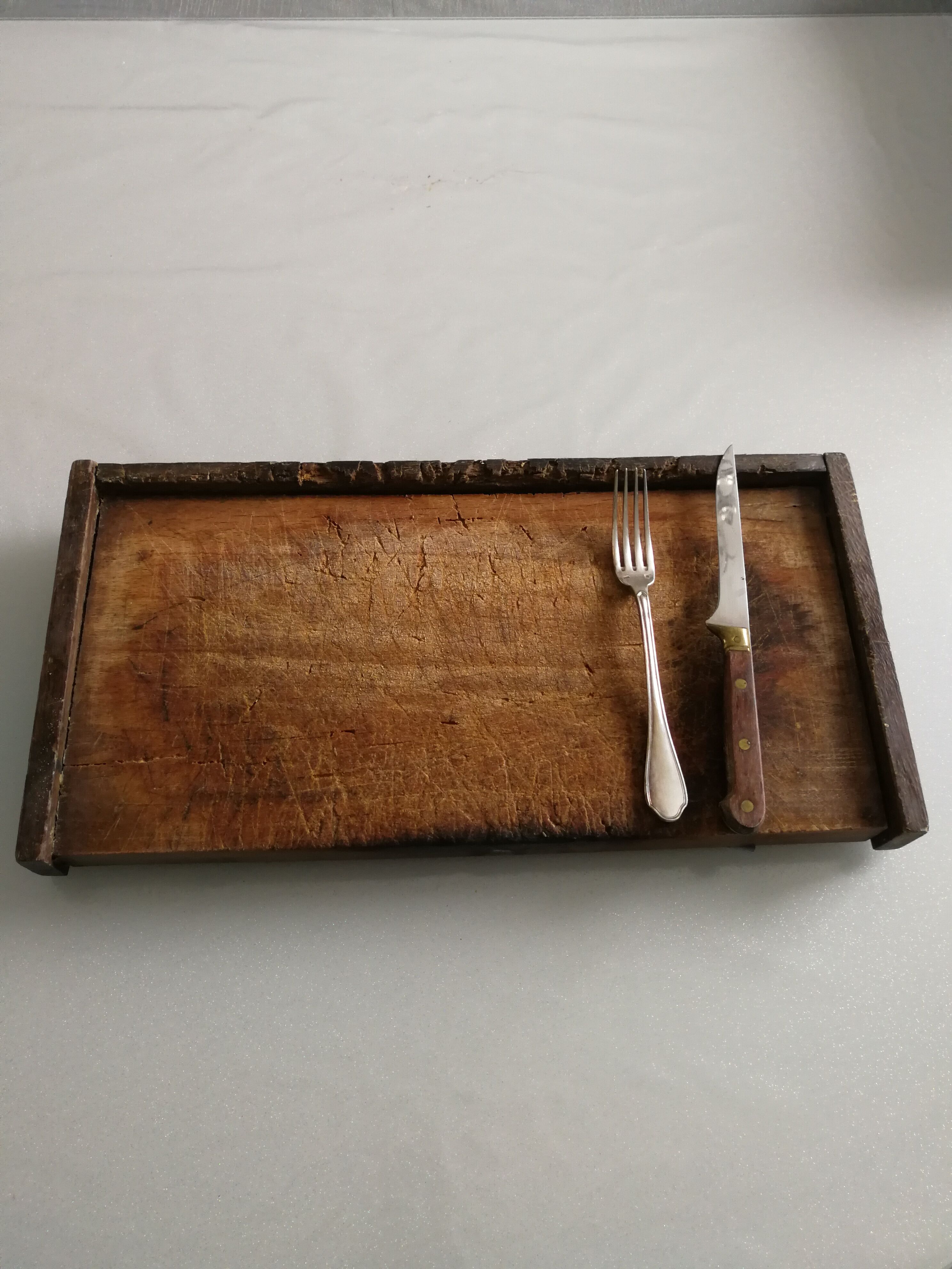 Vintage wooden cutting board