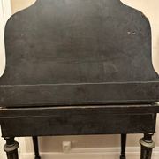 Napoleon III secretary with tiers - Blackened wood, enhanced with brass 19th century