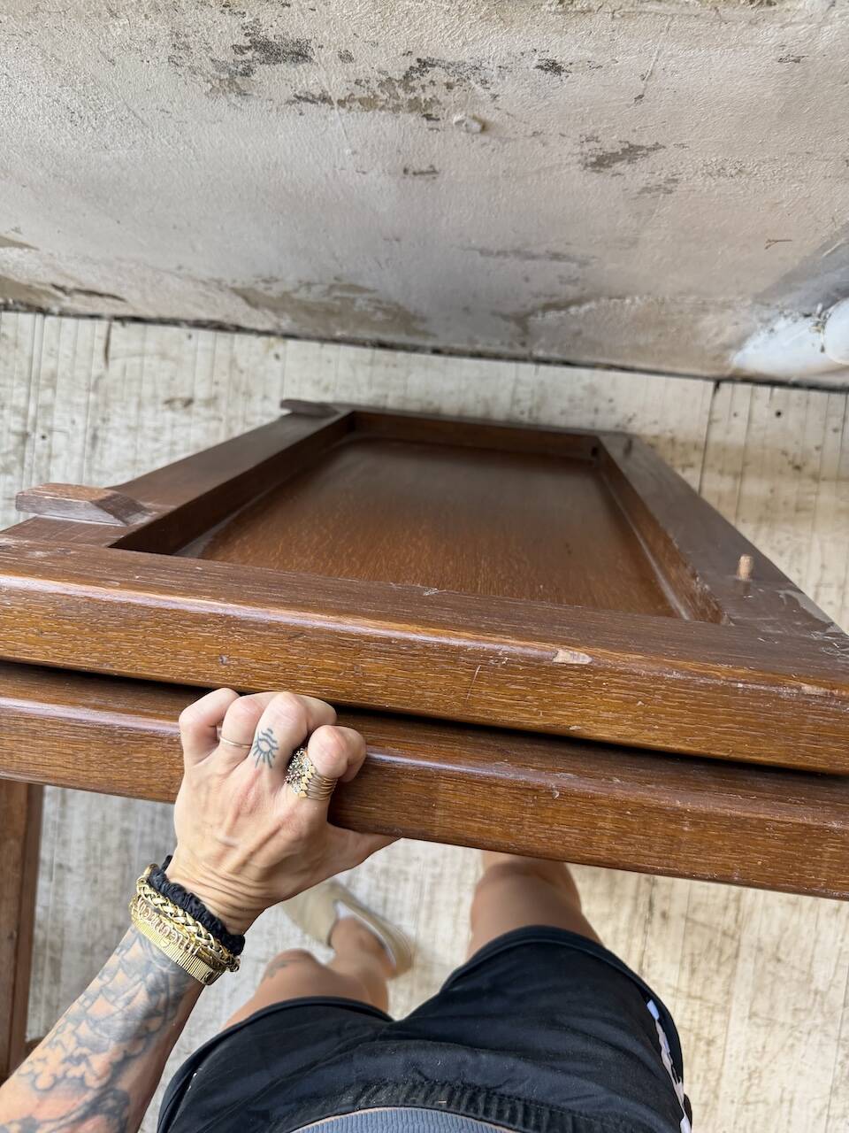 Table repas style drapière noyer 2m5/3m5 1900
