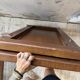 Table repas style drapière noyer 2m5/3m5 1900
