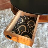 Tripod table with drawers 50