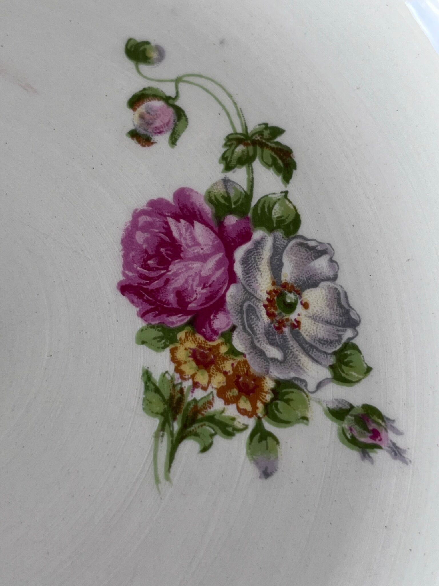 5 old hollow plates model "Oreste" by Digoin Sarreguemines