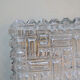 Ceiling lamp minimalist glass 1970 1980