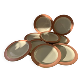 Assiettes vintage Boch