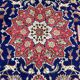 Large handmade Persian vintage Tabriz rug 300x395 cm