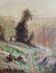 HST painting "Creuse Valley with shepherd" signed LV Pons 19th century