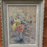 Watercolor bouquet of flowers