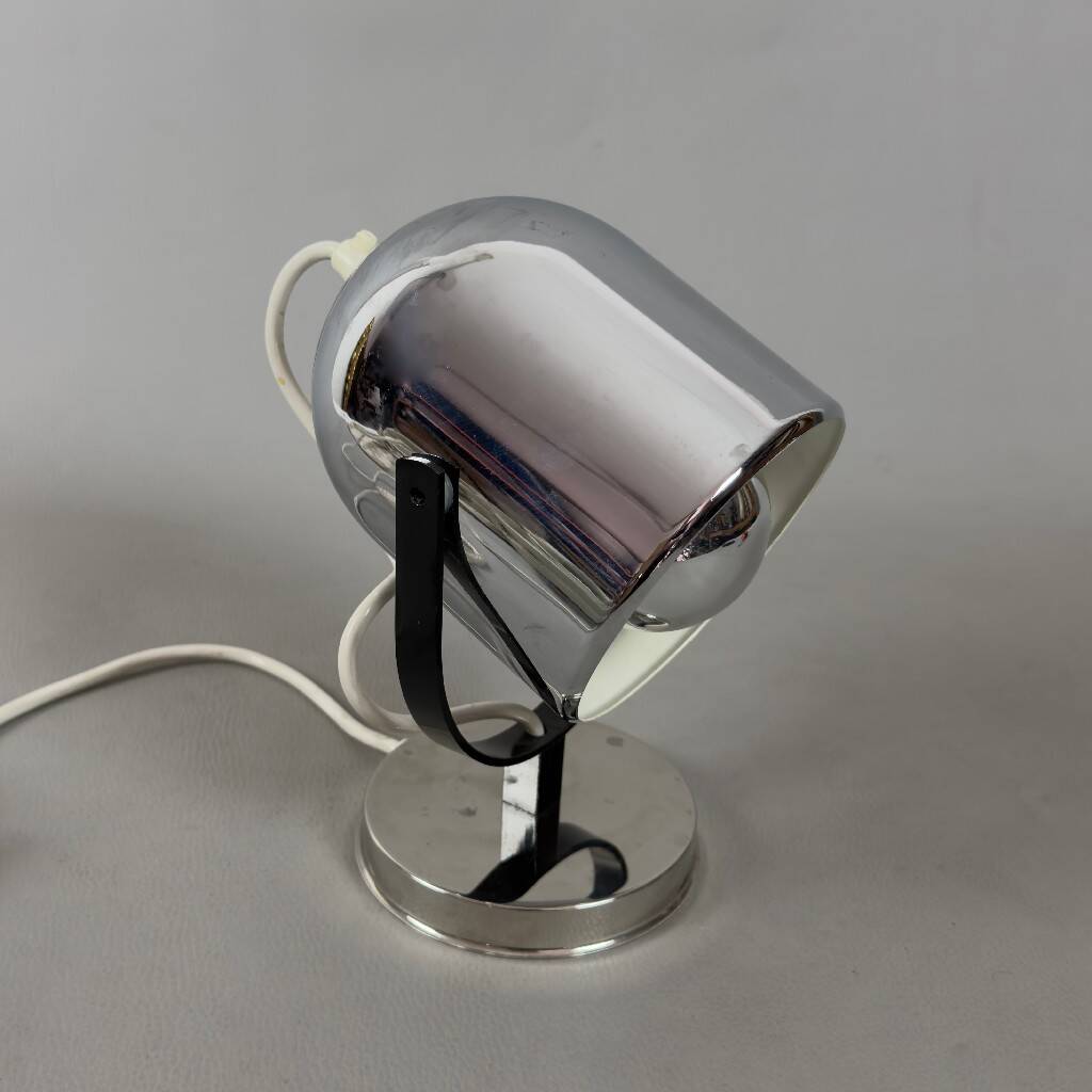 Reggiani Orb table lamp metal eye modernist design Space Age 1970