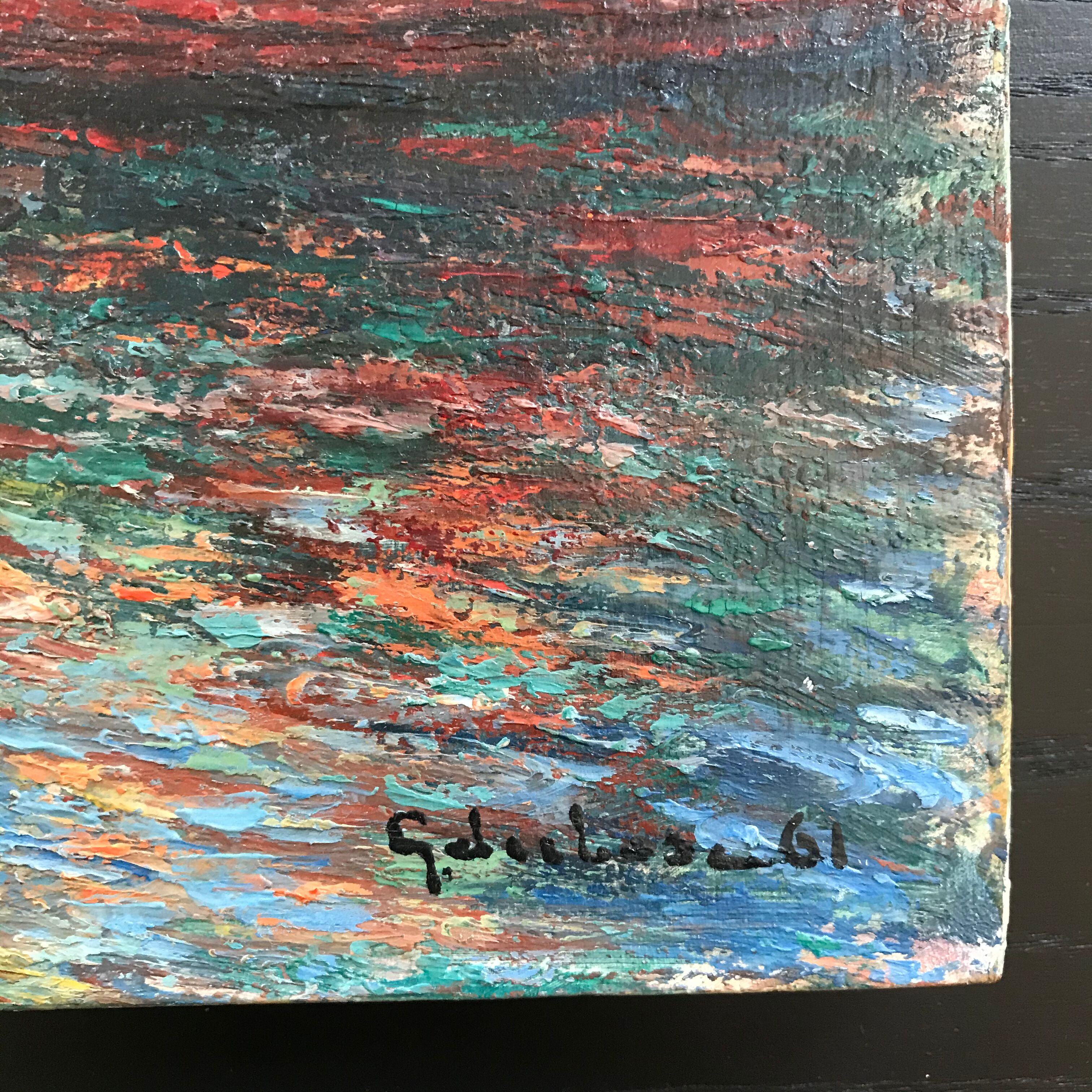 Southern Fishing Port Painting