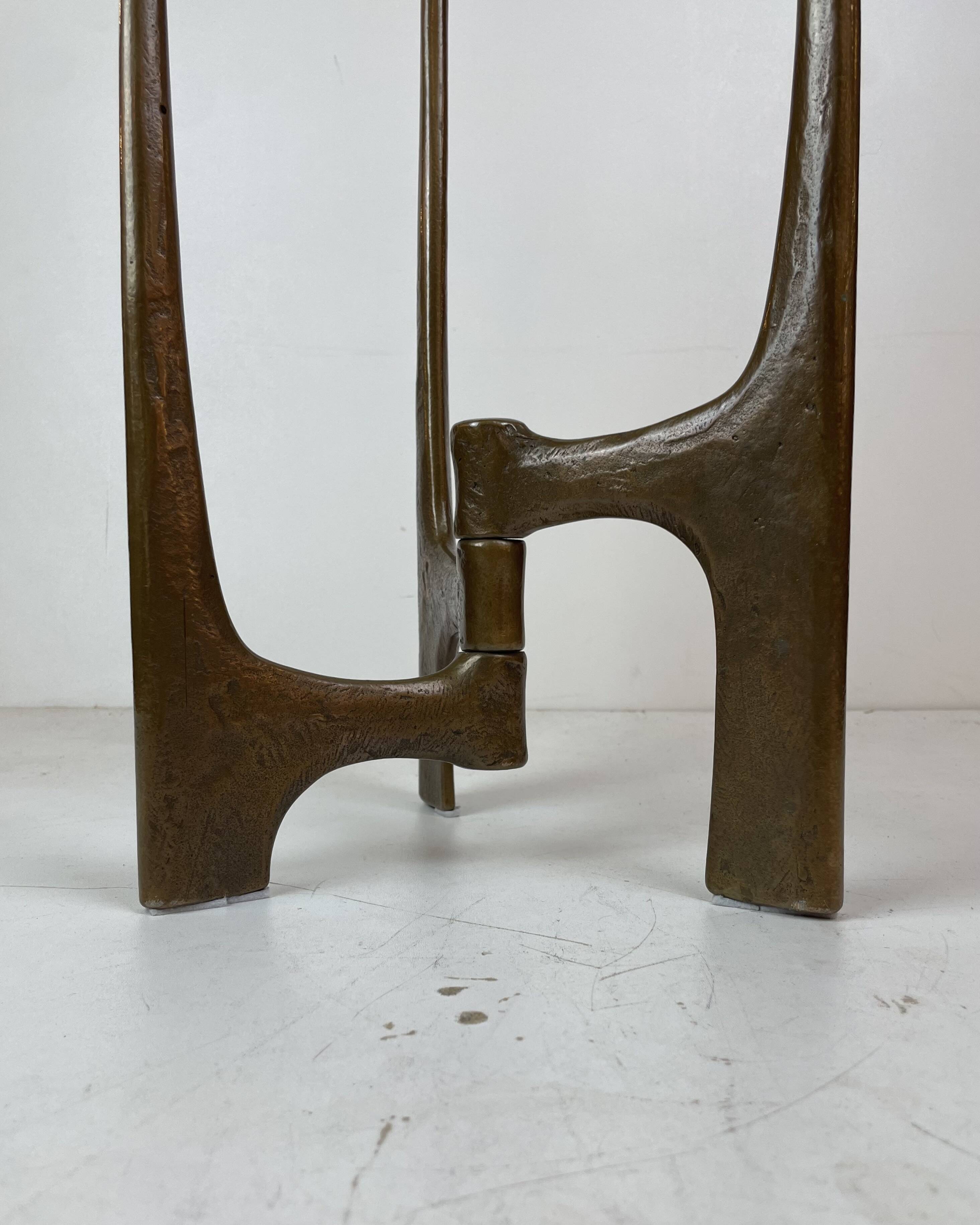 Brutalist Floor Candle Holder by Michael Harjes, Germany, 1960
