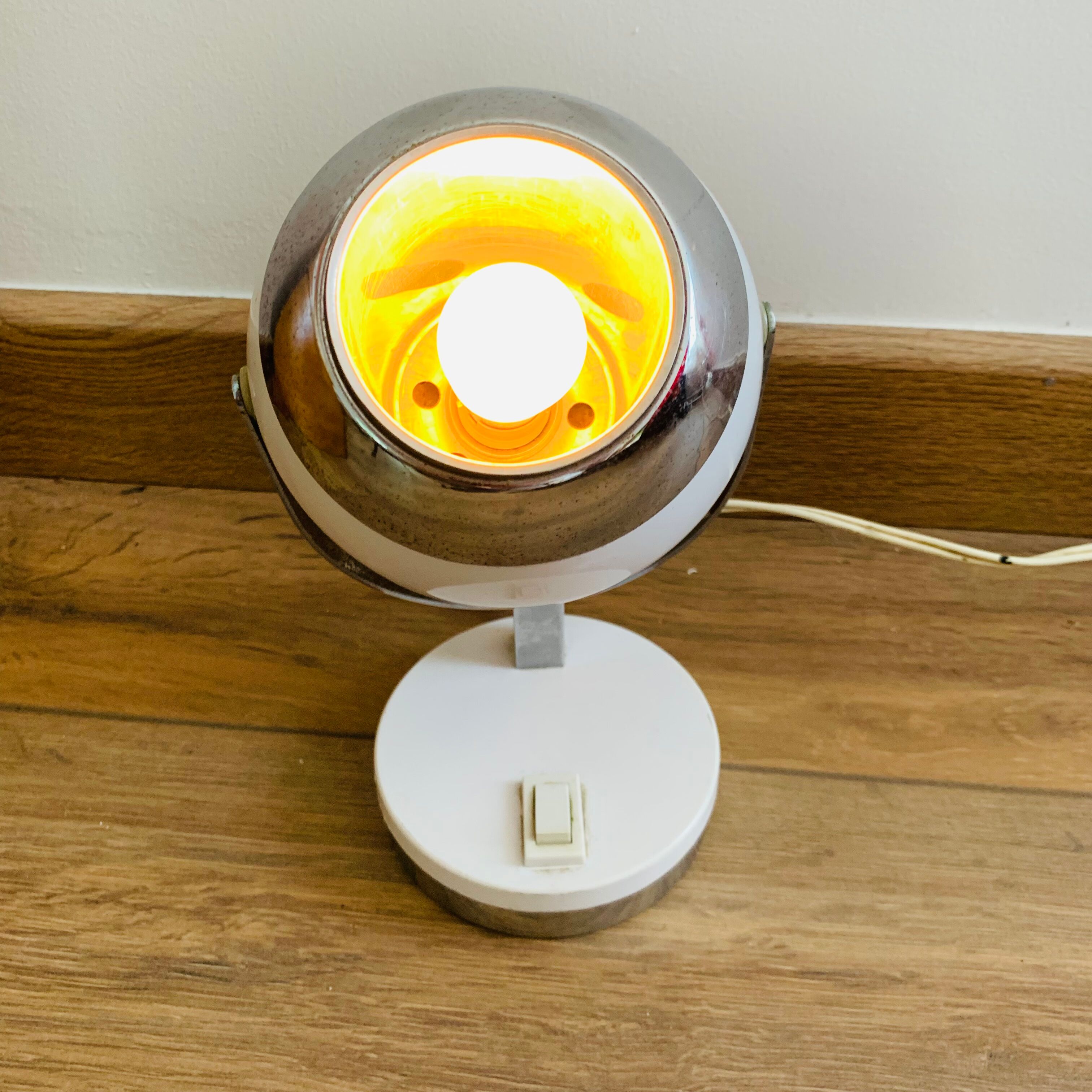 Vintage desk lamp space age seventies