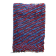 Moroccan carpet Boucherouite blue - 89 x 337 cm